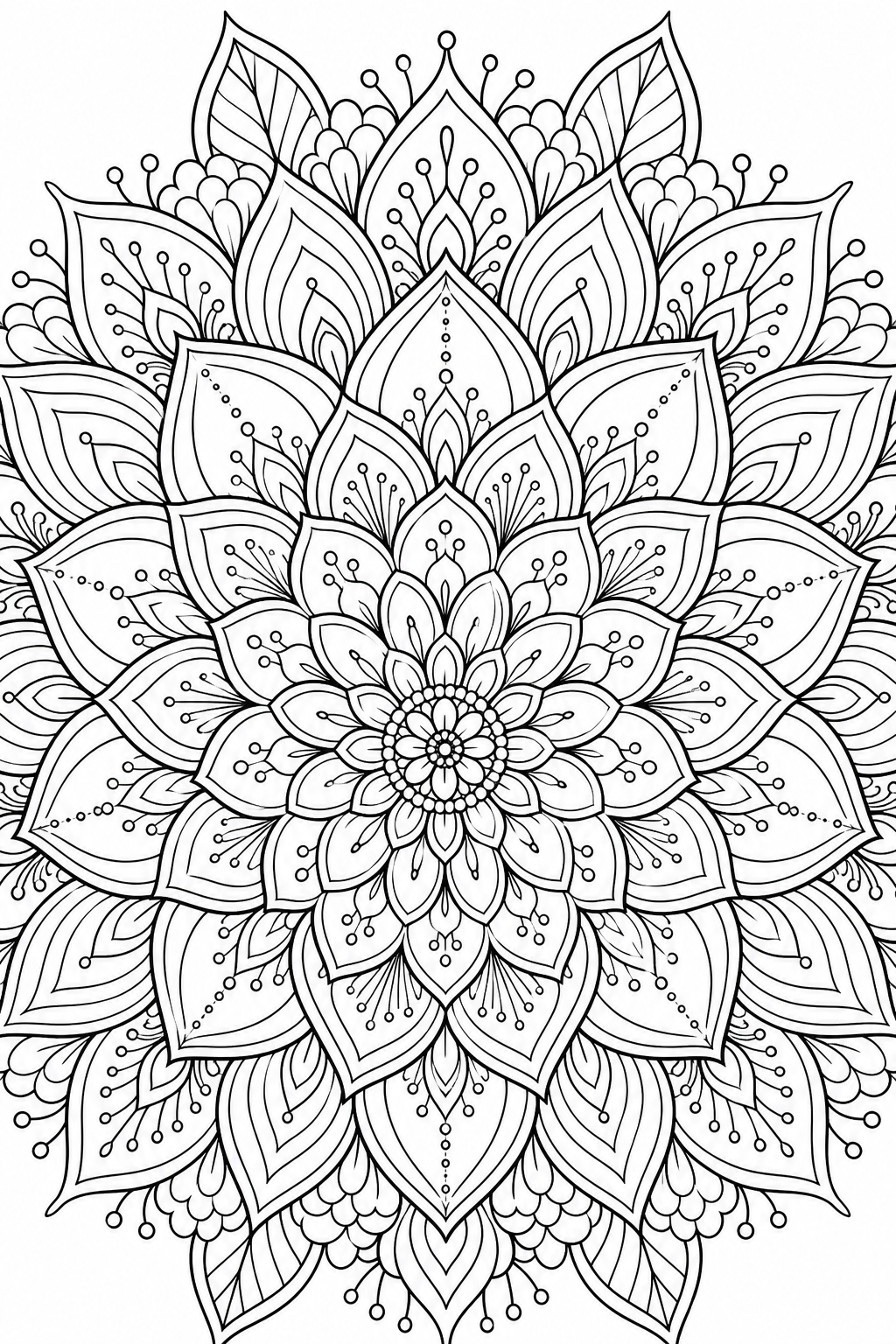 Free adult coloring page 1