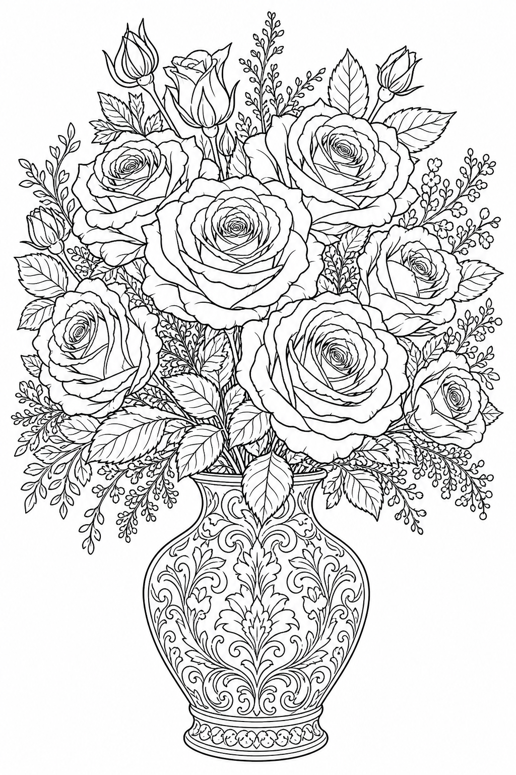 Free adult coloring page 3