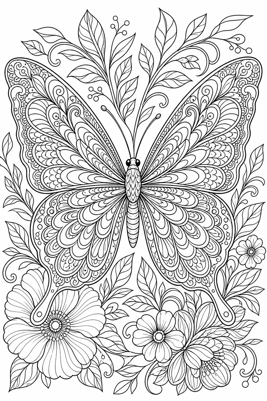 Free adult coloring page 8