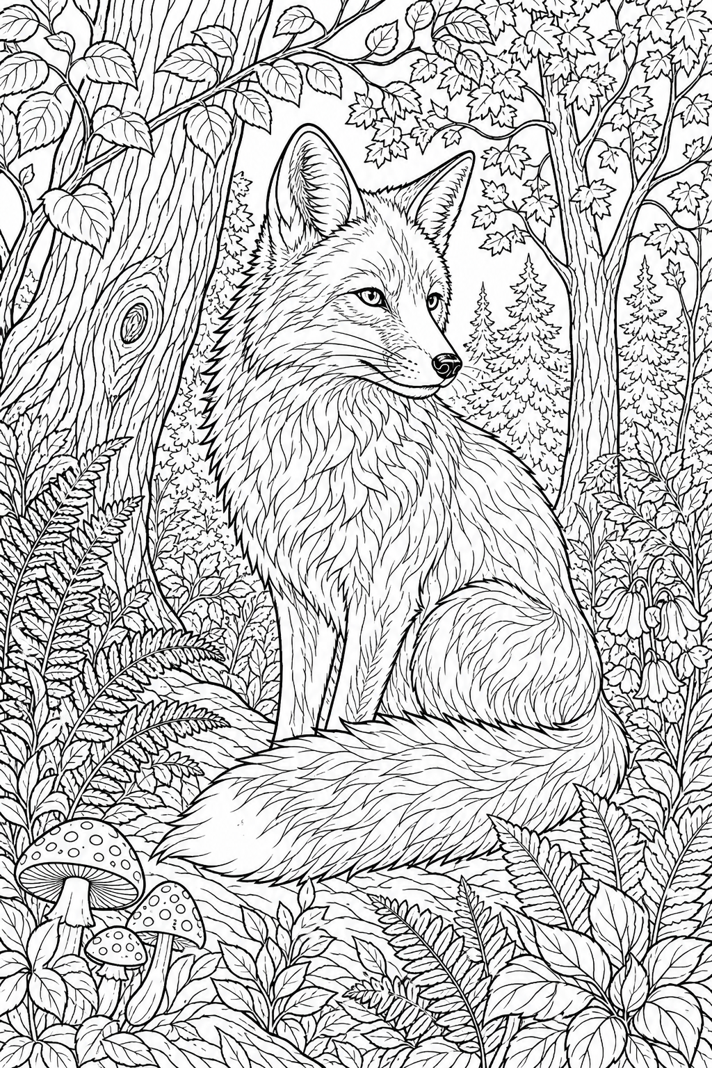 Free animal coloring page 9