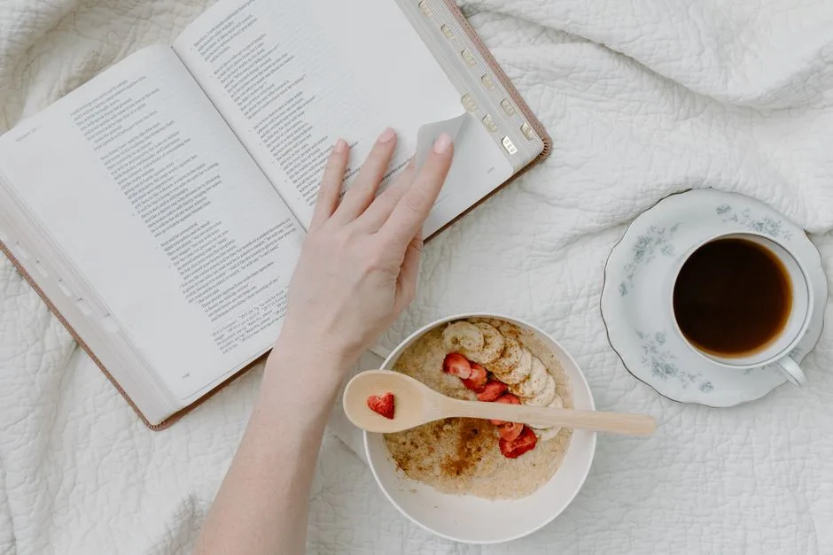 A quiet morning spent reading Scripture, meditation that shapes the whole day
