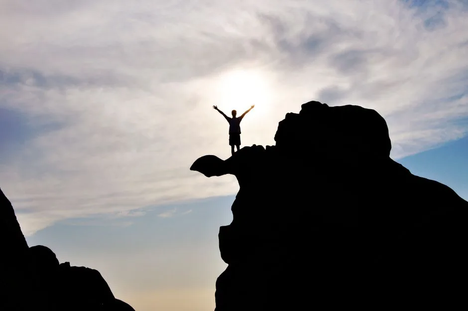 Sunrise light overcoming darkness, the victory faith brings into hard seasons
