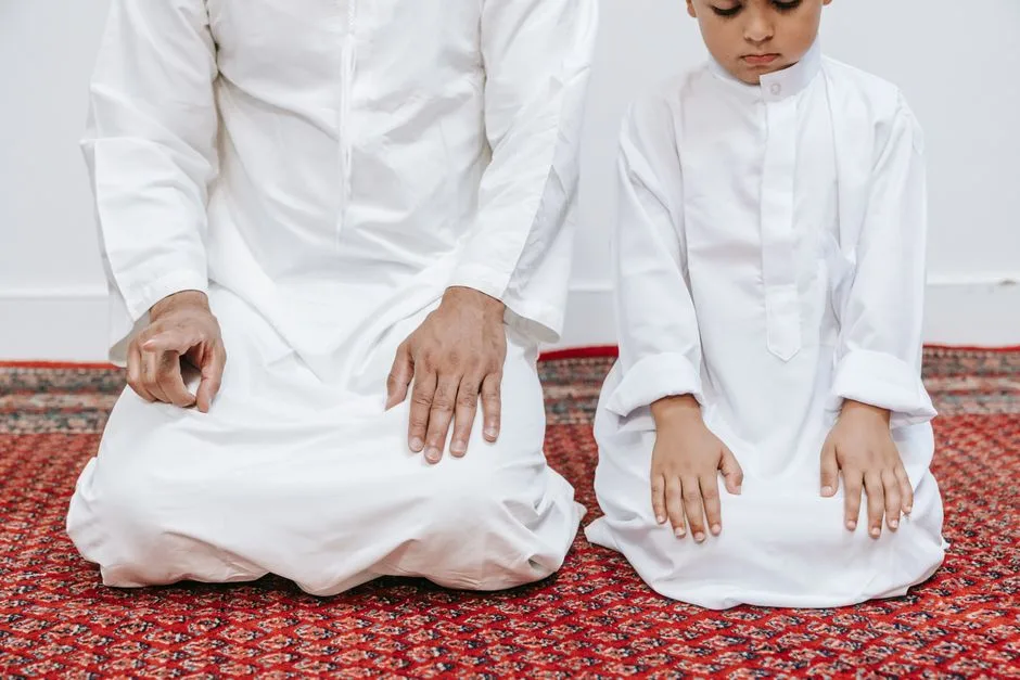 A family praying together in the morning, faith woven into the rhythm of home