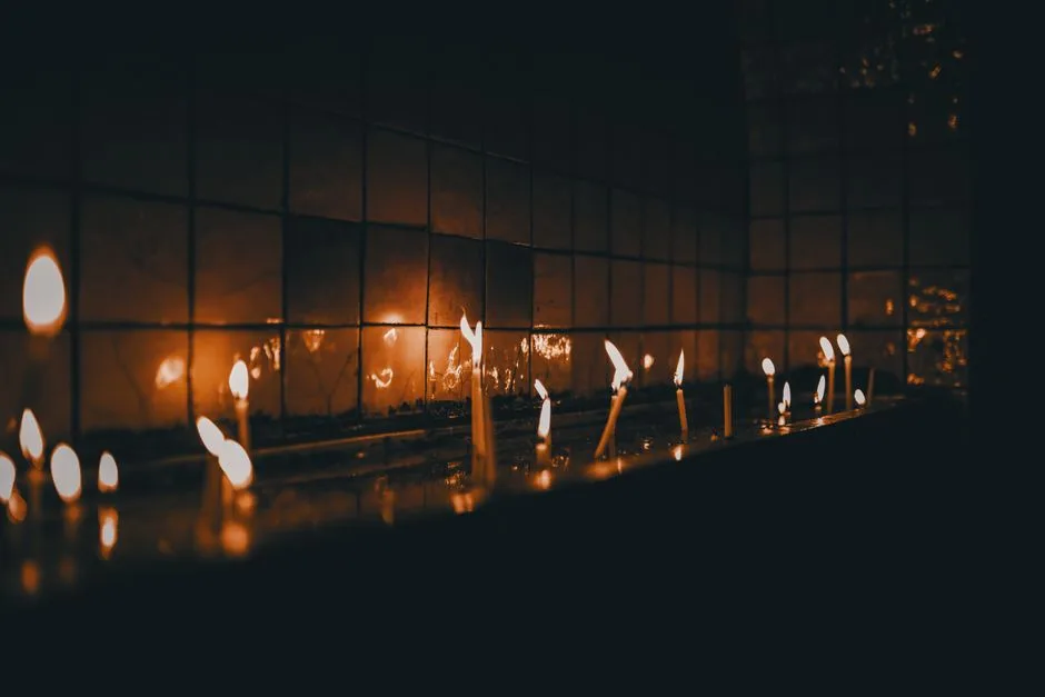 A single candle in a quiet room, small, consistent moments that still matter to God