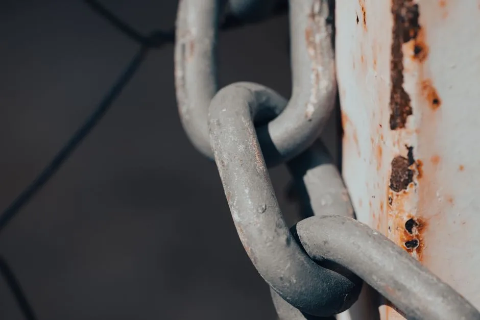 A broken chain in sunlight — the promise of real freedom from bondage