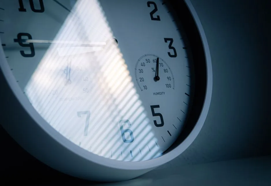 A close-up of an analog clock face — numbers in daily life versus the symbolic numbers within Scripture's own narrative