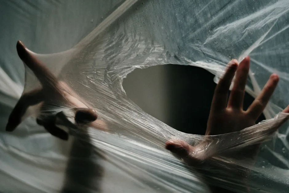 Hands releasing something into the wind — letting go of what we were never meant to carry