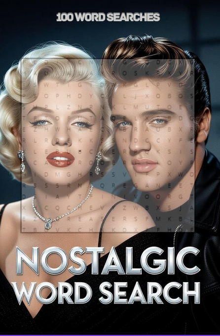 Nostalgic Word Search Puzzles for Adults