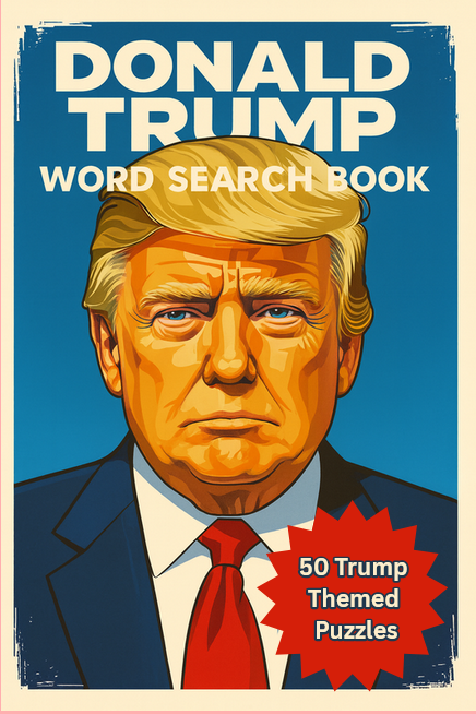 Large Print Word Search Trump