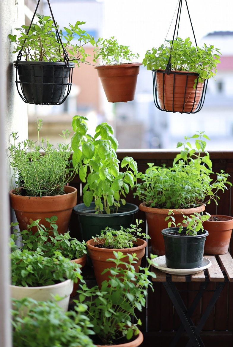 Best Containers for Balcony Herbs