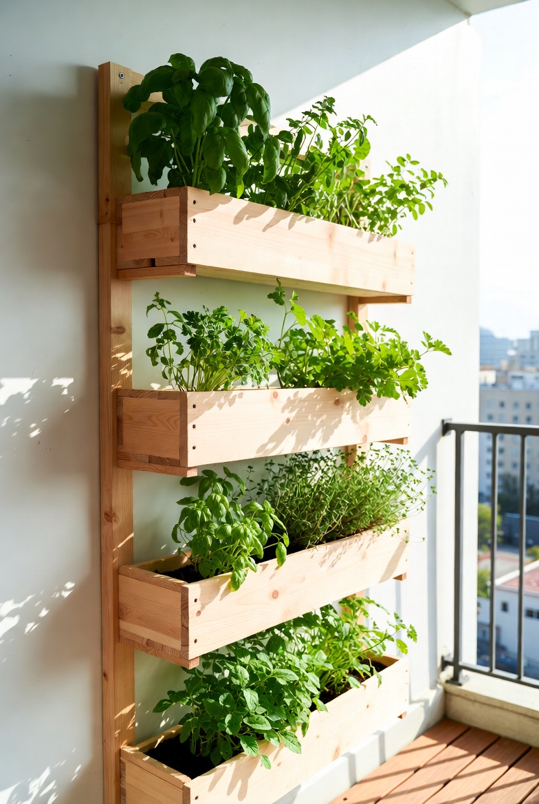 Vertical Herb Garden for Balcony