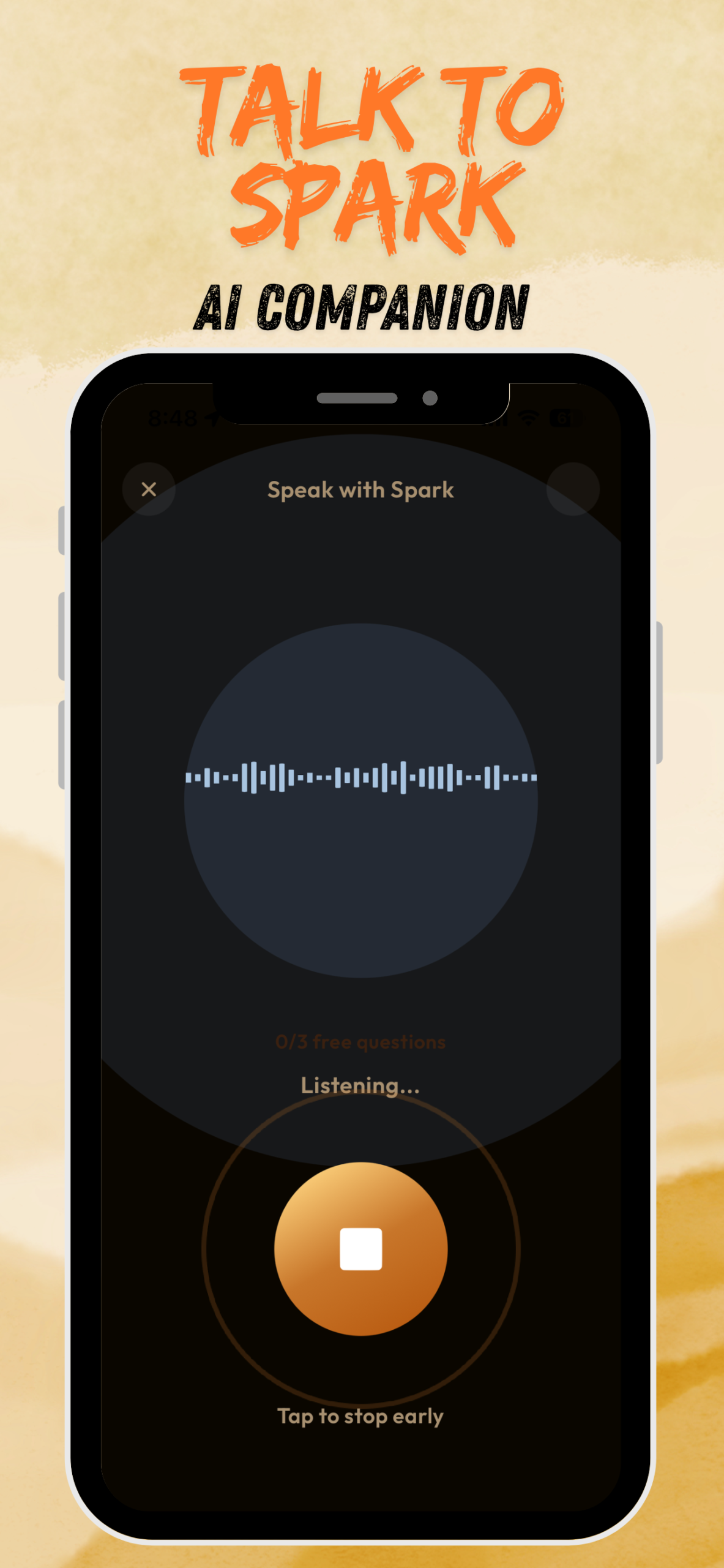 Talk to Spark — FaithSpark AI Companion Voice Chat