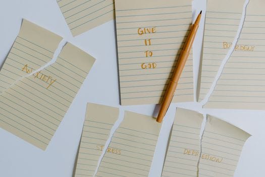 how to give worries to God